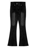 DressBetty - Chic Skinny Flare Winter Y2K High Waist Casual Jeans