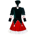 DressBetty - Christmas Santa Claus Costume Funny Green Elf Cosplay 5Pcs Set