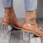 Korean Sexy Pointed Fashion Apricot Black Color Block Elegant Low Heel Pumps
