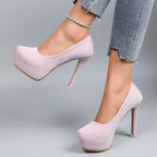 Sexy Casual Plus Size Platform Luxury Wedding Party High Heel