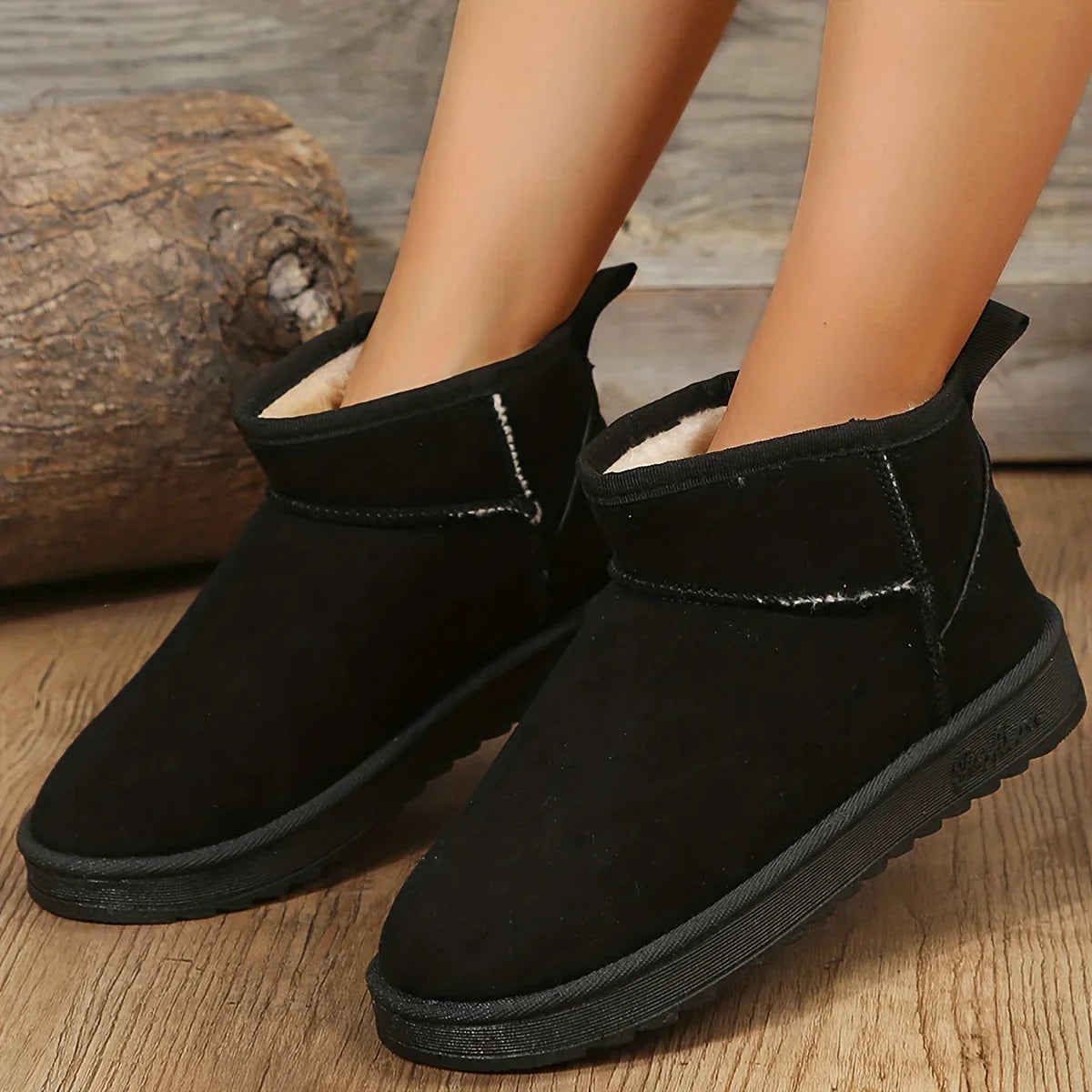 Non-slip Wear-resistant Thickened Comfortable Medium Tube Snow Boot