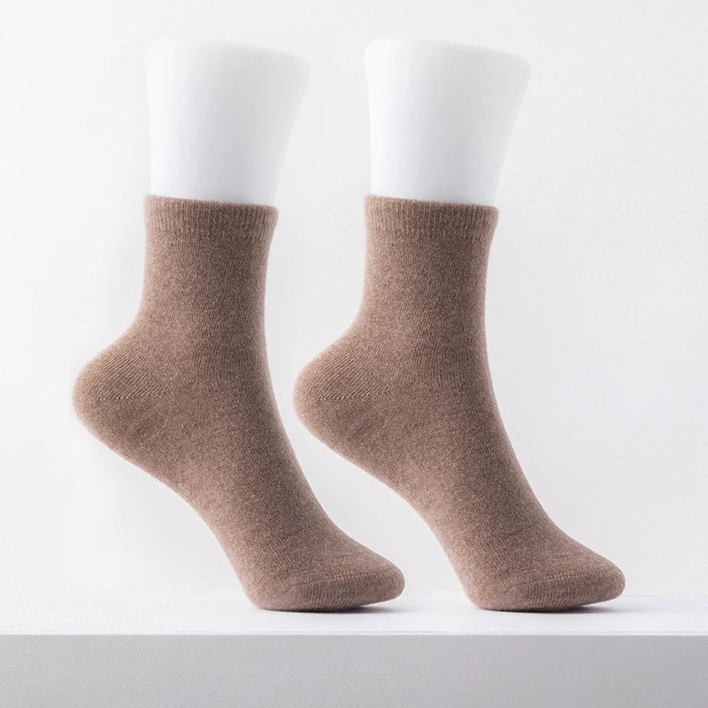Women__ Cashmere Knit Ankle Socks