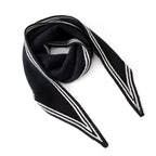 Women__ Cashmere Scarf with Contrast Stripe Trim
