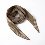 Women__ Cashmere Scarf with Contrast Stripe Trim