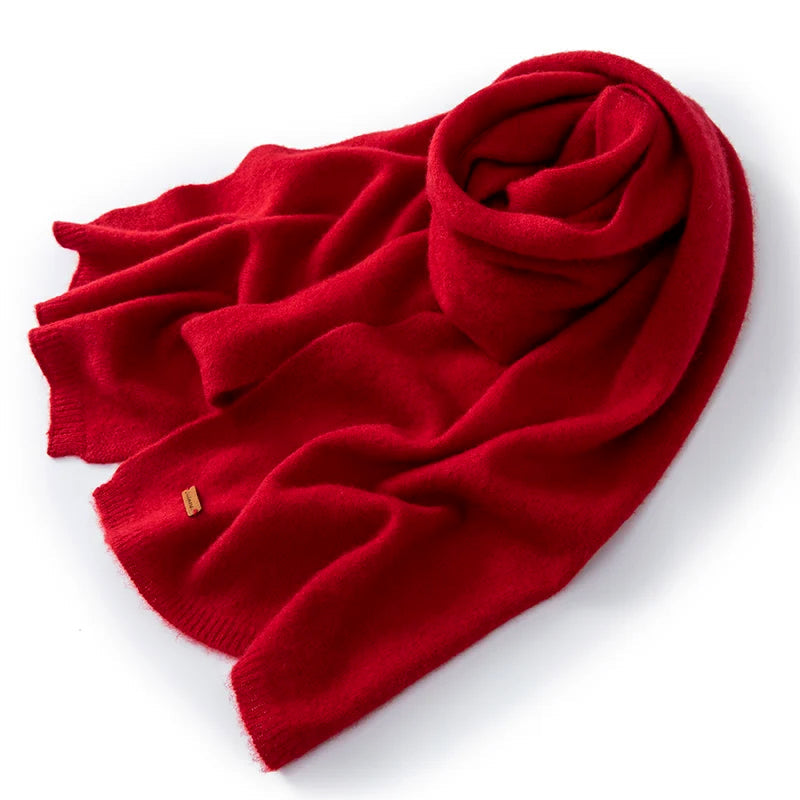 Women__ Classic Cashmere Winter Scarf