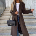Women__ Double-Button Long Coat with Side Pockets