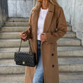 Women__ Double-Button Long Coat with Side Pockets