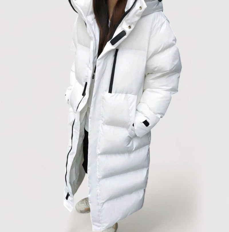 Women__ Extra-Long Hooded Puffer Coat