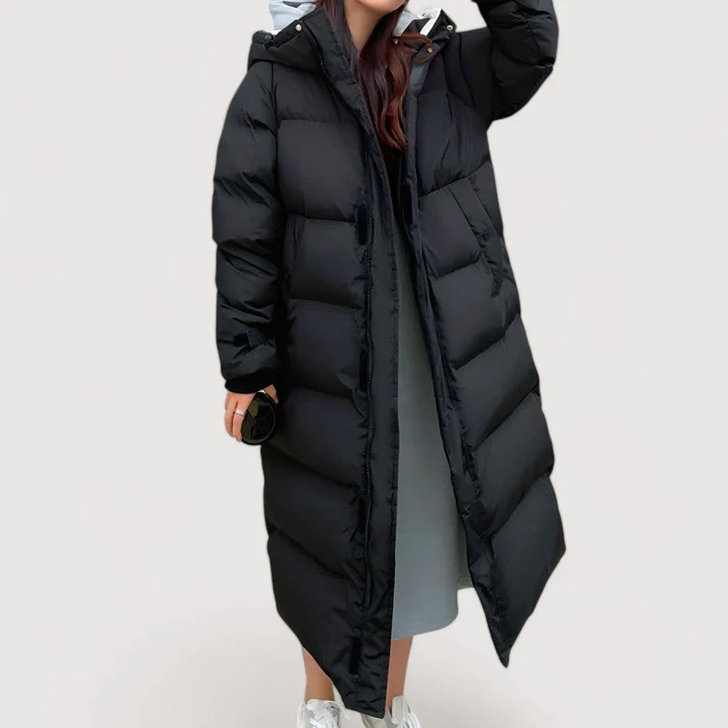 Women__ Extra-Long Hooded Puffer Coat