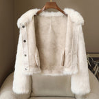 Women__ Faux Fur Short Coat