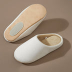 Women__ Faux Suede Indoor Slippers with Plush Lining