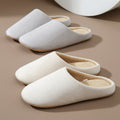 Women__ Faux Suede Indoor Slippers with Plush Lining