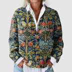 Women__ Floral Button-Front Cardigan