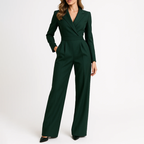 Women__ Formal Wide-Leg Jumpsuit with V-Neckline
