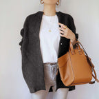 Women__ Fuzzy Knit Open Front Cardigan with Relaxed Silhouette