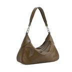 Women__ Genuine Leather Short-Handle Shoulder Bag