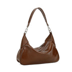 Women__ Genuine Leather Short-Handle Shoulder Bag