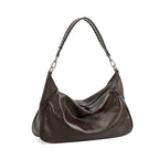 Women__ Genuine Leather Short-Handle Shoulder Bag