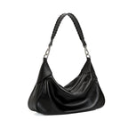 Women__ Genuine Leather Short-Handle Shoulder Bag