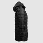 Women__ Hooded Long Puffer Coat with Plush Interior