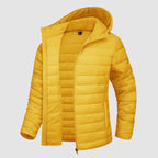 Women__ Hooded Puffer Jacket with Zip Pockets
