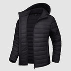 Women__ Hooded Puffer Jacket with Zip Pockets
