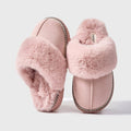 Women__ Indoor Winter Slippers with Faux-Fur Lining