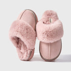 Women__ Indoor Winter Slippers with Faux-Fur Lining