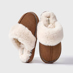 Women__ Indoor Winter Slippers with Faux-Fur Lining