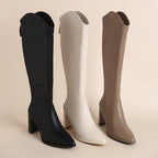 Women__ Knee-High Block-Heel Dress Boots