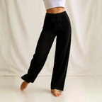 Women__ Knit Pants with Relaxed Wide Leg Fit