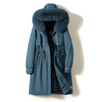 Women__ Long Parka with Removable Inner Liner