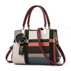 Women__ Medium Plaid Shoulder Handbag with Long Strap