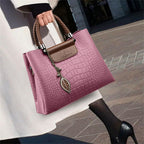 Women__ Medium Textured Shoulder Bag with Braided Handles