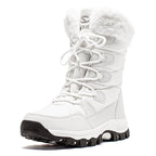 Women’s Outdoor Winter Boots with Fur Lining and Grip Sole