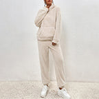 Women’s Plush Lounge Set with Hoodie and Relaxed Pants