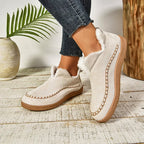 Women’s Slip-On Faux Suede Boots with Plush Lining