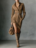 | Classic Button-Up Dress
