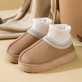 Women’s Plush Indoor Ankle Slipper Boots