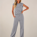 | Women's Relaxed Drawstring Pants Set