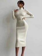 DressBetty - 2024 Black Party Evening Dresses for Women Spring Long Sleeve Bodycon Dress