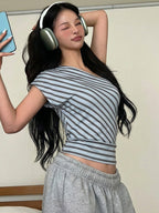 Pleated Plaid Top