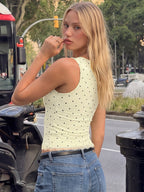 Polka Dot Crop Top