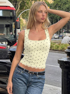 Polka Dot Crop Top