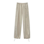 Loose Y2K Baggy Cargo  Drawstring Elastic Low Waist Sweatpants