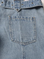 Y2K Belted Cut Out Jeans