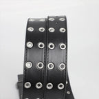 Y2K Star Silver Buckle Belt