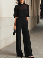 | Black Sheer Set