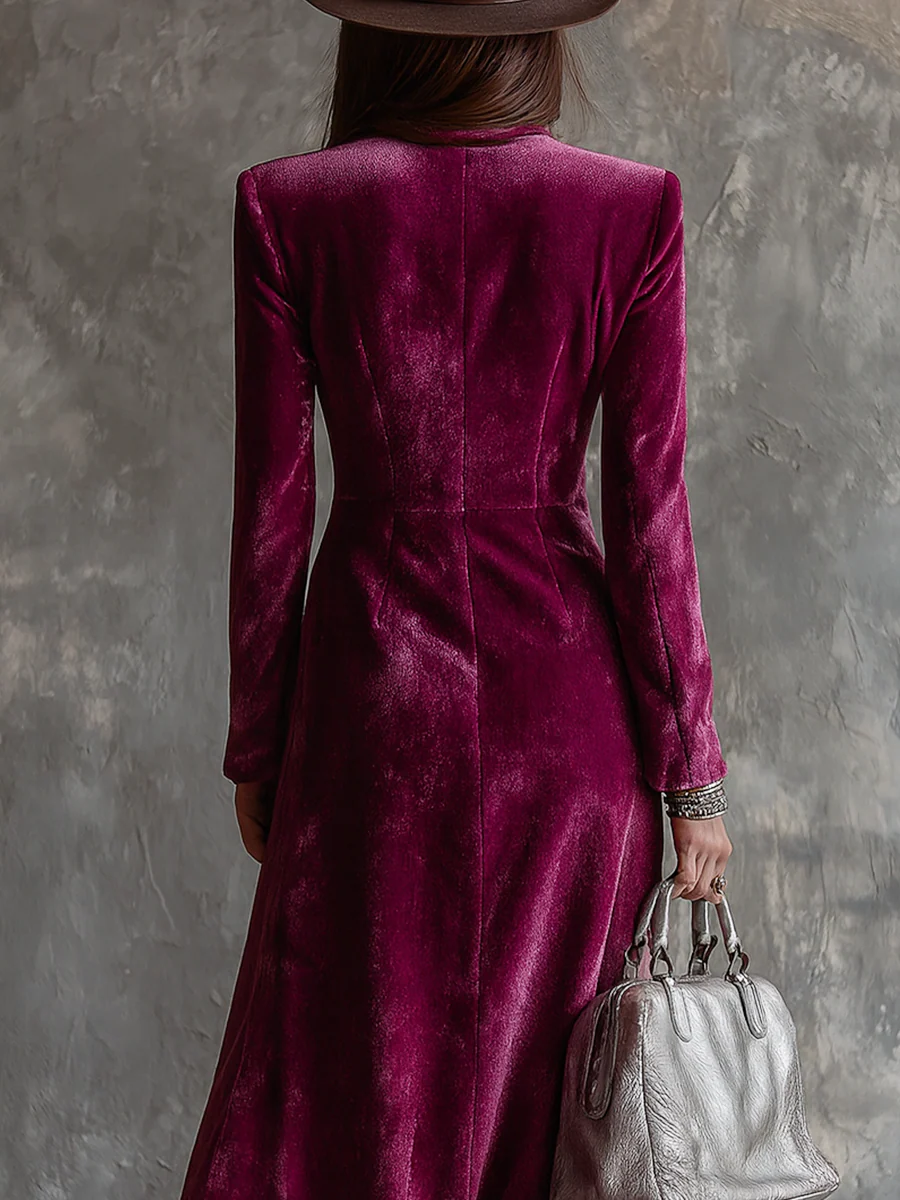 | Velvet Blazer Dress