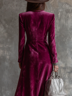 | Velvet Blazer Dress